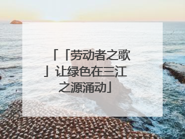 「劳动者之歌」让绿色在三江之源涌动