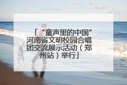 “童声里的中国”河南省文明校园合唱团交流展示活动（郑州站）举行