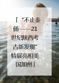 “不止秦俑——21世纪陕西考古新发现”特展亮相美国加州
