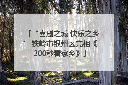 “喜剧之城 快乐之乡” 铁岭市银州区亮相《300秒看家乡》
