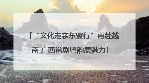 “文化走亲东盟行”再赴越南 广西邕剧粤韵展魅力