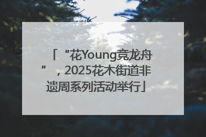 “花Young竞龙舟”，2025花木街道非遗周系列活动举行