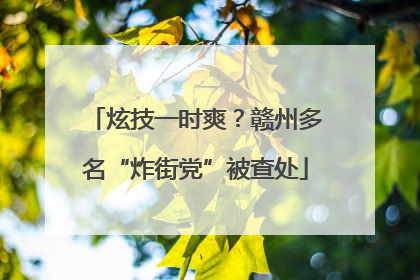 炫技一时爽？赣州多名“炸街党”被查处