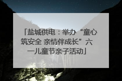 盐城供电：举办“童心筑安全 亲情伴成长”六一儿童节亲子活动