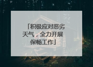 积极应对恶劣天气，全力开展保畅工作