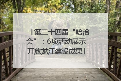 第三十四届“哈洽会”：6项活动展示开放龙江建设成果