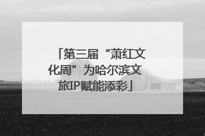 第三届“萧红文化周”为哈尔滨文旅IP赋能添彩