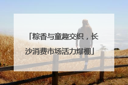 粽香与童趣交织，长沙消费市场活力爆棚