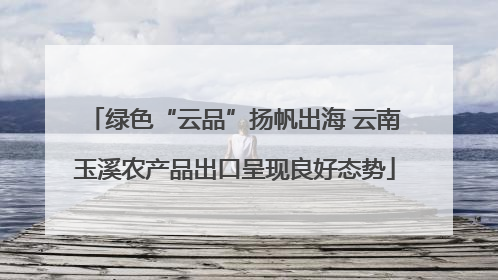 绿色“云品”扬帆出海 云南玉溪农产品出口呈现良好态势