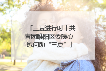 三夏进行时丨共青团睢阳区委暖心慰问助“三夏”