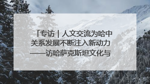 专访｜人文交流为哈中关系发展不断注入新动力——访哈萨克斯坦文化与信息部部长巴拉耶娃