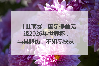 世预赛｜国足提前无缘2026年世界杯，与其悲伤，不如尽快从选帅开始重建