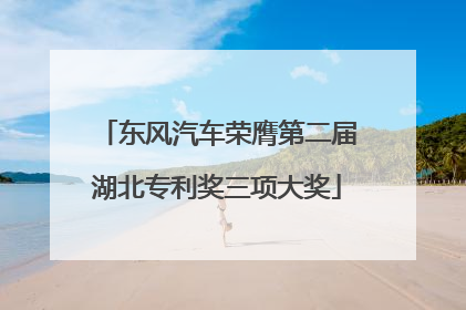 东风汽车荣膺第二届湖北专利奖三项大奖