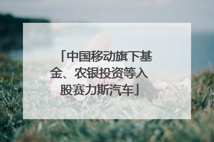 中国移动旗下基金、农银投资等入股赛力斯汽车