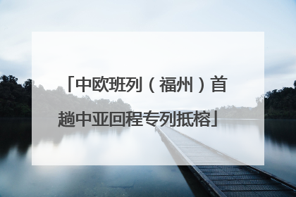 中欧班列（福州）首趟中亚回程专列抵榕