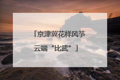 京津冀花样风筝云端“比武”