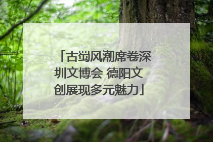 古蜀风潮席卷深圳文博会 德阳文创展现多元魅力