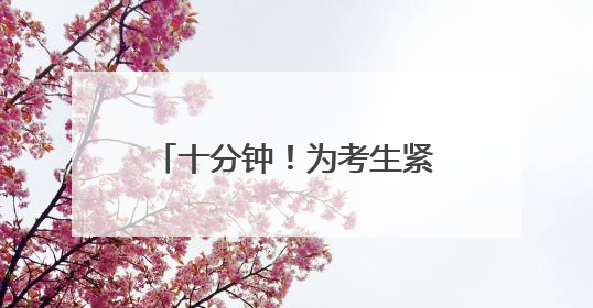 十分钟！为考生紧急补办身份证明