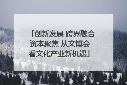创新发展 跨界融合 资本聚焦 从文博会看文化产业新机遇