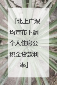 北上广深均宣布下调个人住房公积金贷款利率