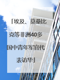 埃及、莫桑比克等非洲40多国中青年军官代表访华