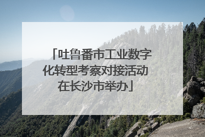 吐鲁番市工业数字化转型考察对接活动在长沙市举办
