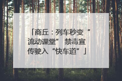 商丘：列车秒变“流动课堂” 禁毒宣传驶入“快车道”