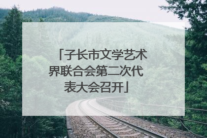 子长市文学艺术界联合会第二次代表大会召开