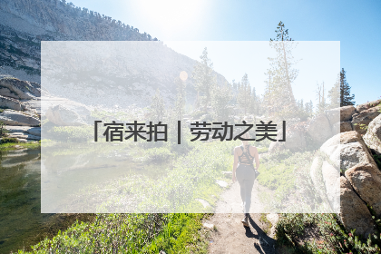 宿来拍｜劳动之美