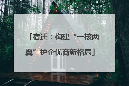 宿迁：构建“一核两翼”护企优商新格局
