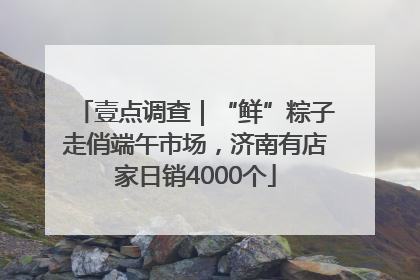 壹点调查｜“鲜”粽子走俏端午市场，济南有店家日销4000个