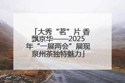 大秀“茗”片 香飘京华——2025年“一展两会”展现泉州茶独特魅力