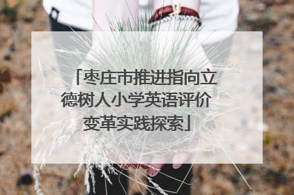 枣庄市推进指向立德树人小学英语评价变革实践探索