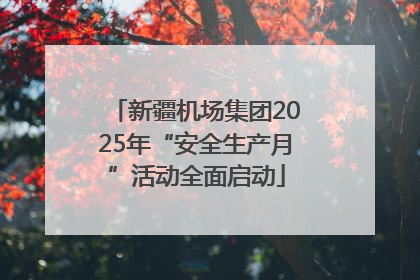 新疆机场集团2025年“安全生产月”活动全面启动