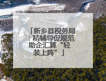 新乡县税务局：精辅导促规范 助企汇算“轻装上阵”