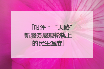 时评：“天路”新服务展现轮轨上的民生温度