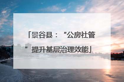 景谷县：“公房社管”提升基层治理效能