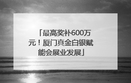 最高奖补600万元！厦门真金白银赋能会展业发展
