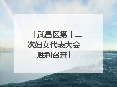 武昌区第十二次妇女代表大会胜利召开