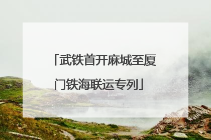 武铁首开麻城至厦门铁海联运专列
