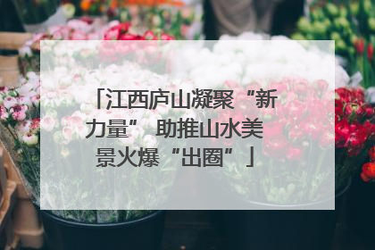 江西庐山凝聚“新力量” 助推山水美景火爆“出圈”