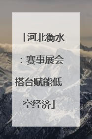 河北衡水：赛事展会搭台赋能低空经济