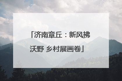 济南章丘：新风拂沃野 乡村展画卷