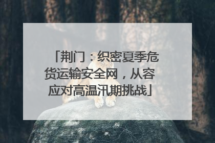 荆门：织密夏季危货运输安全网，从容应对高温汛期挑战