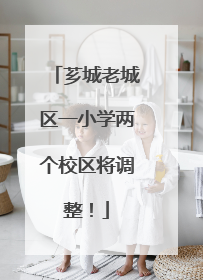 芗城老城区一小学两个校区将调整！