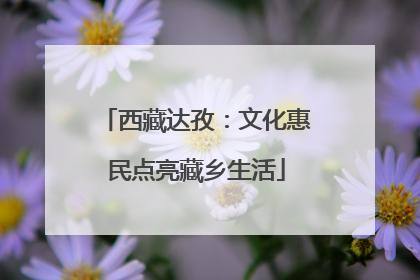 西藏达孜：文化惠民点亮藏乡生活