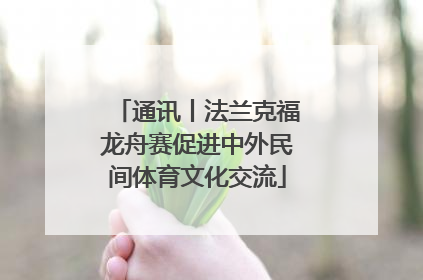 通讯丨法兰克福龙舟赛促进中外民间体育文化交流
