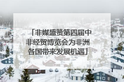 非媒盛赞第四届中非经贸博览会为非洲各国带来发展机遇