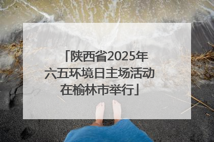 陕西省2025年六五环境日主场活动在榆林市举行