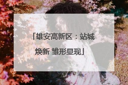 雄安高新区：站城焕新 雏形显现